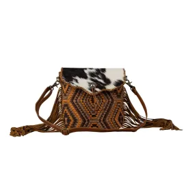 Stone Mesa Fringed   Shoulder Bag : MYRA