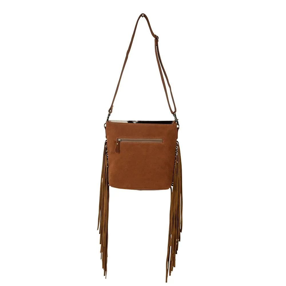 Stone Mesa Fringed   Shoulder Bag : MYRA