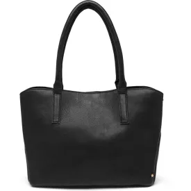 Timeless shopper bag in soft leather quality / 16012 - Black (Nero)