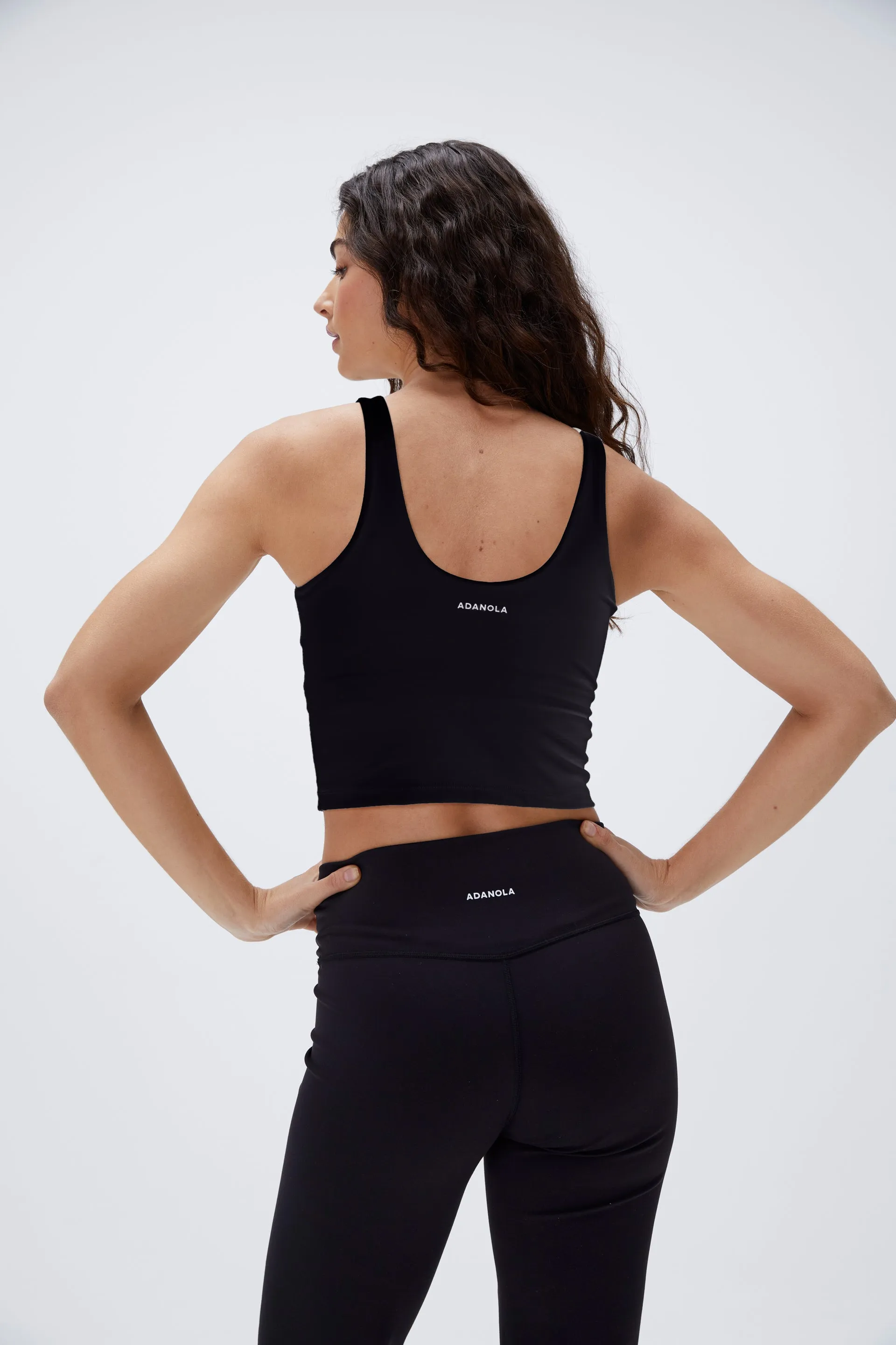 Ultimate Racer Front Scoop Back Bra - Black