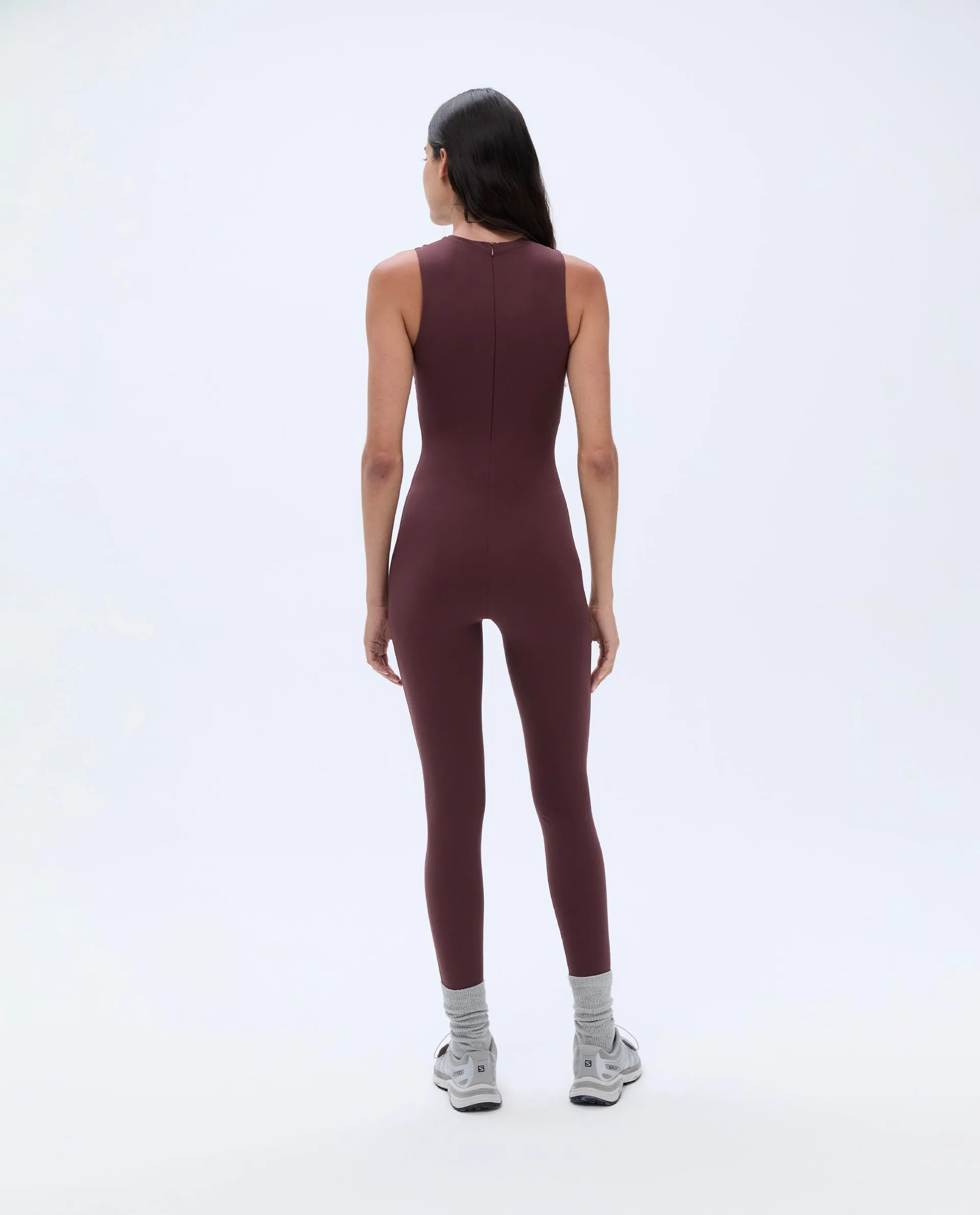 Ultimate Sleeveless Unitard - Burgundy