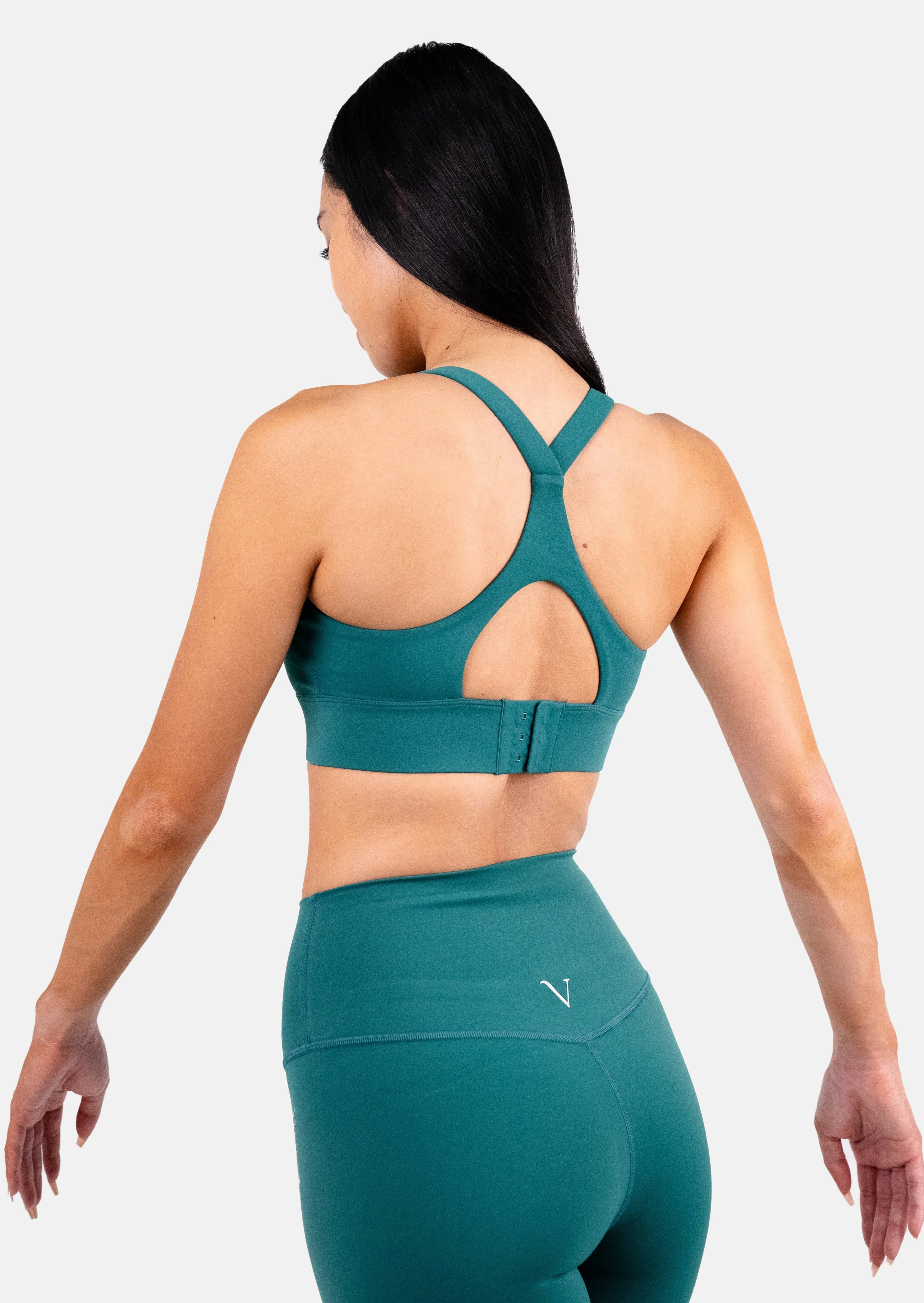 Ultra Support Sports Bra Emerald Green