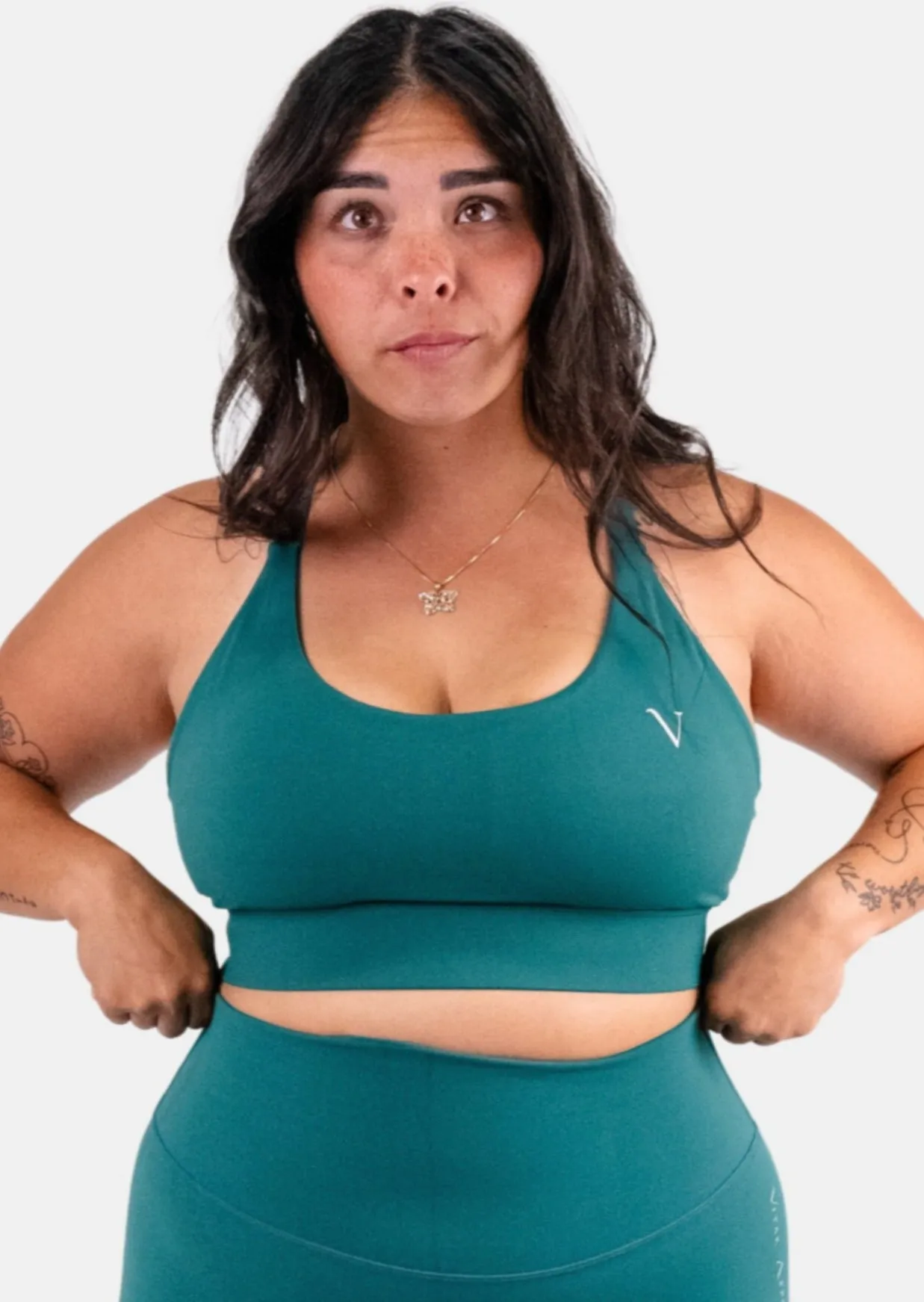 Ultra Support Sports Bra Emerald Green