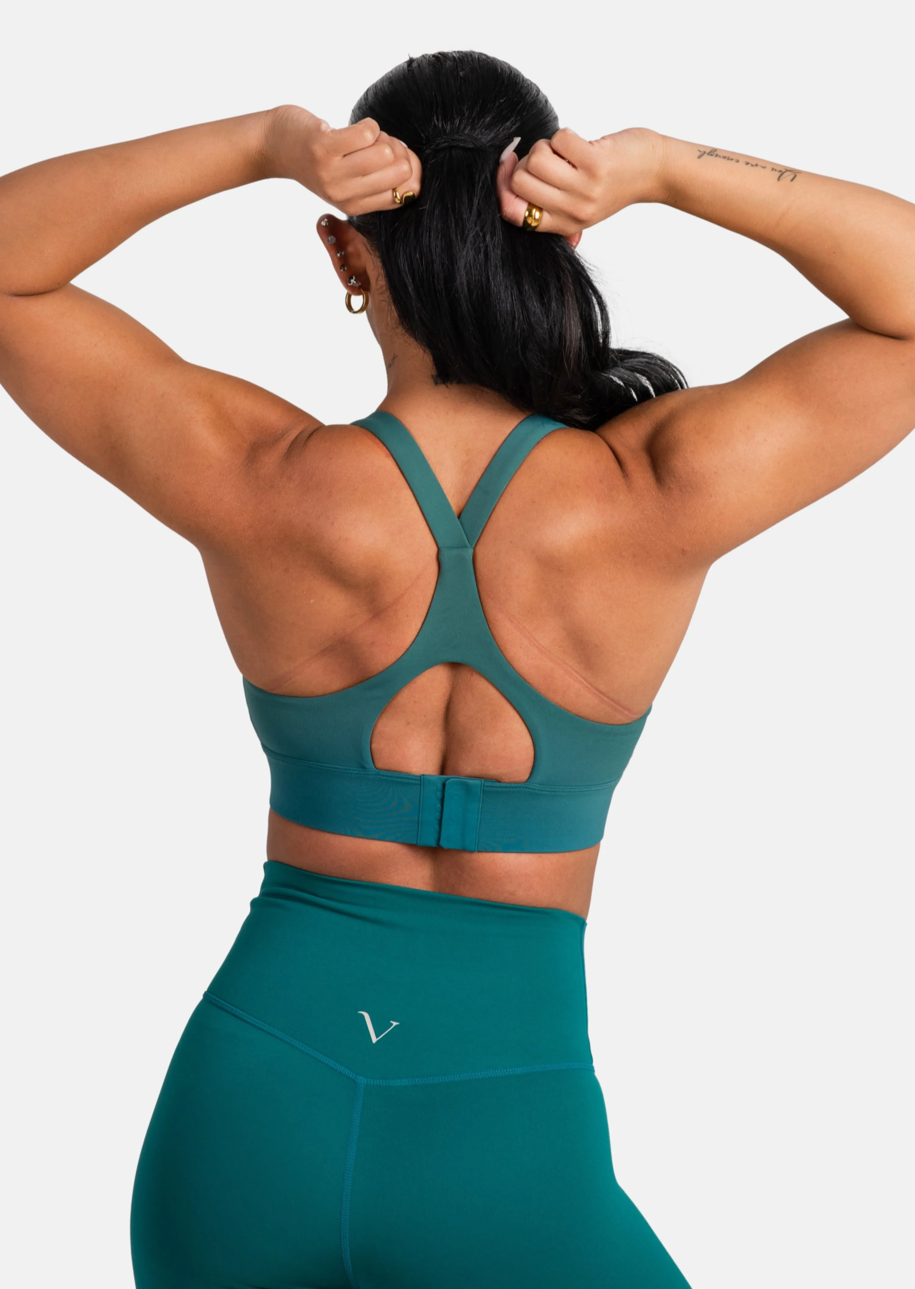 Ultra Support Sports Bra Emerald Green