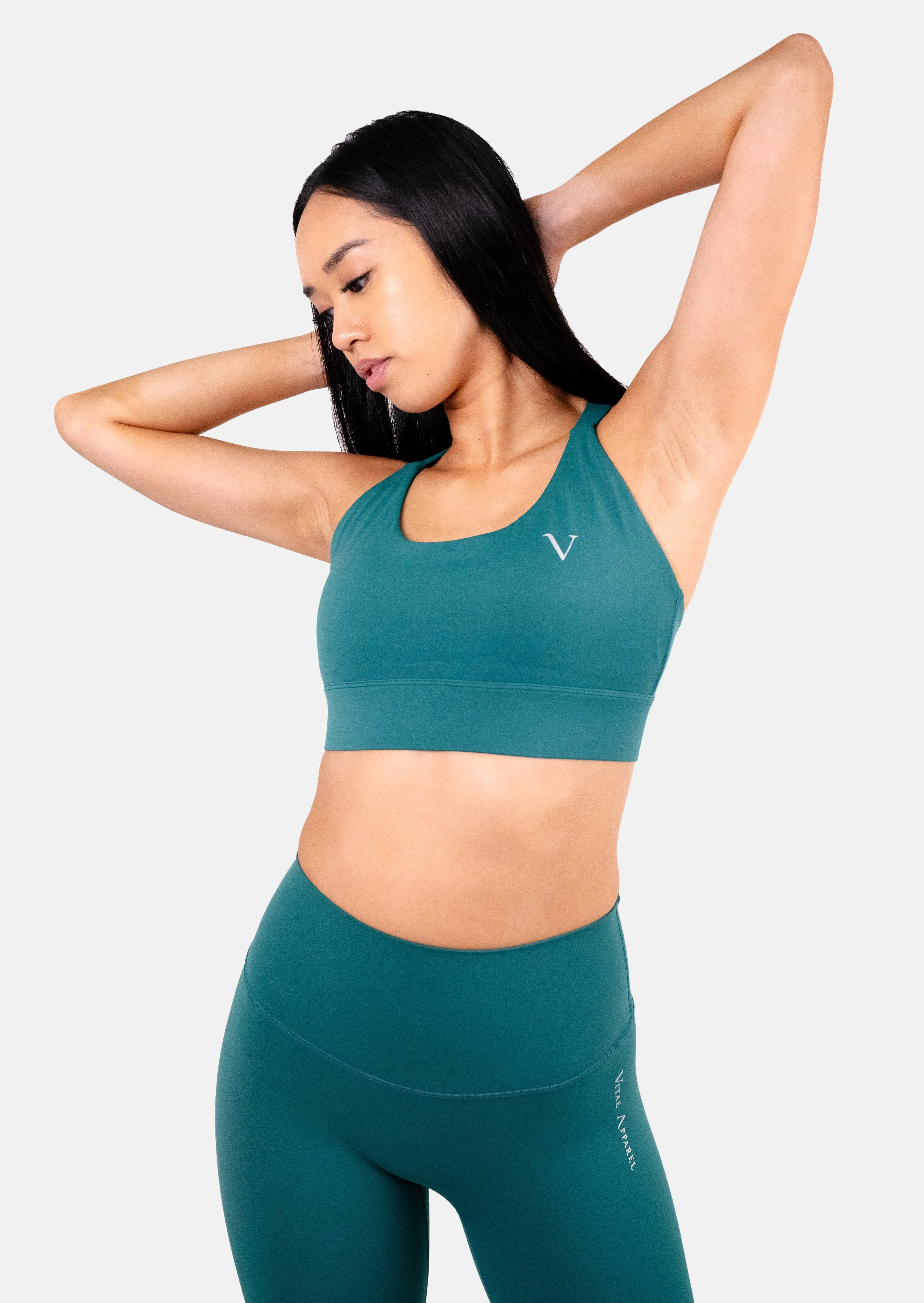 Ultra Support Sports Bra Emerald Green