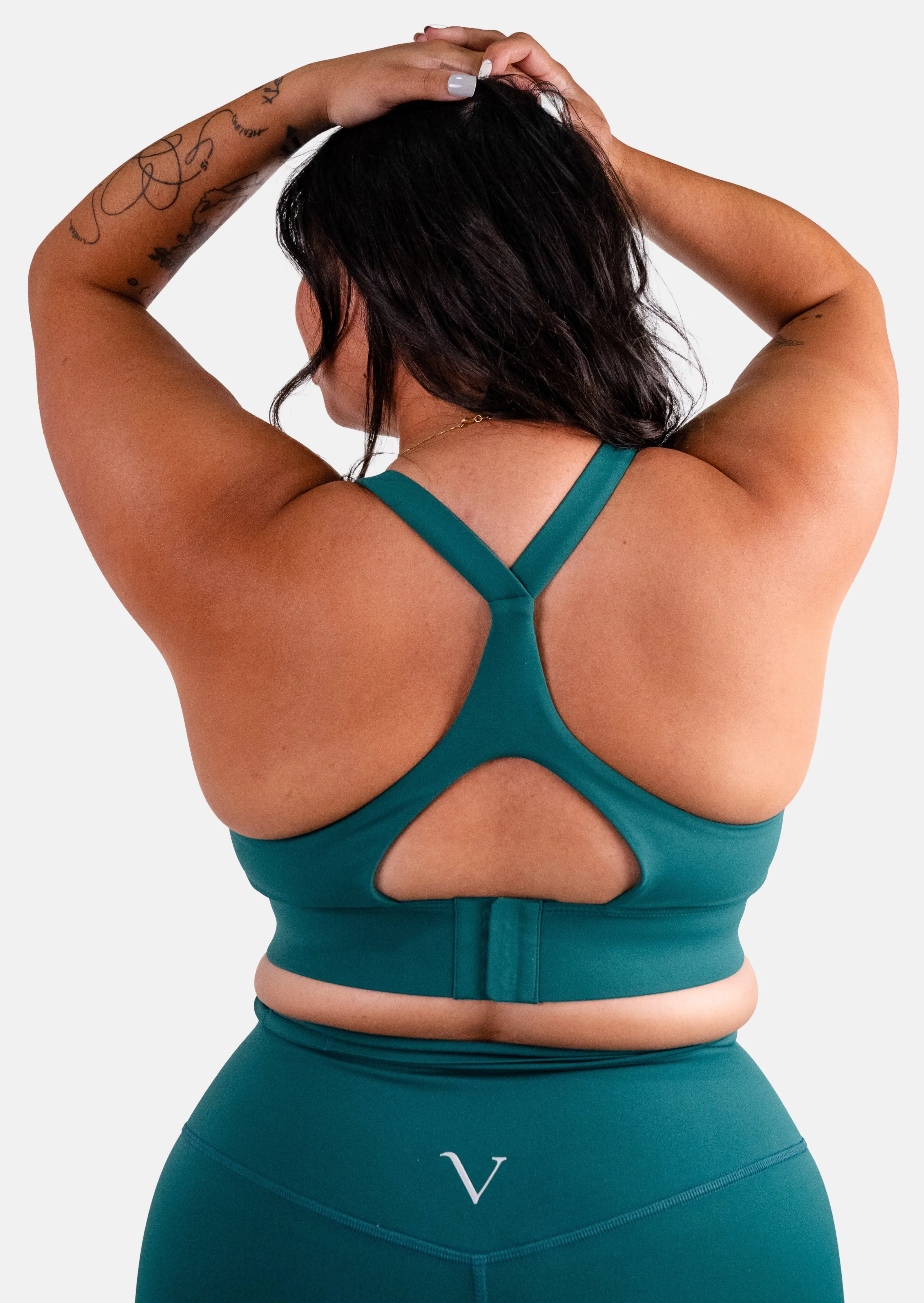 Ultra Support Sports Bra Emerald Green