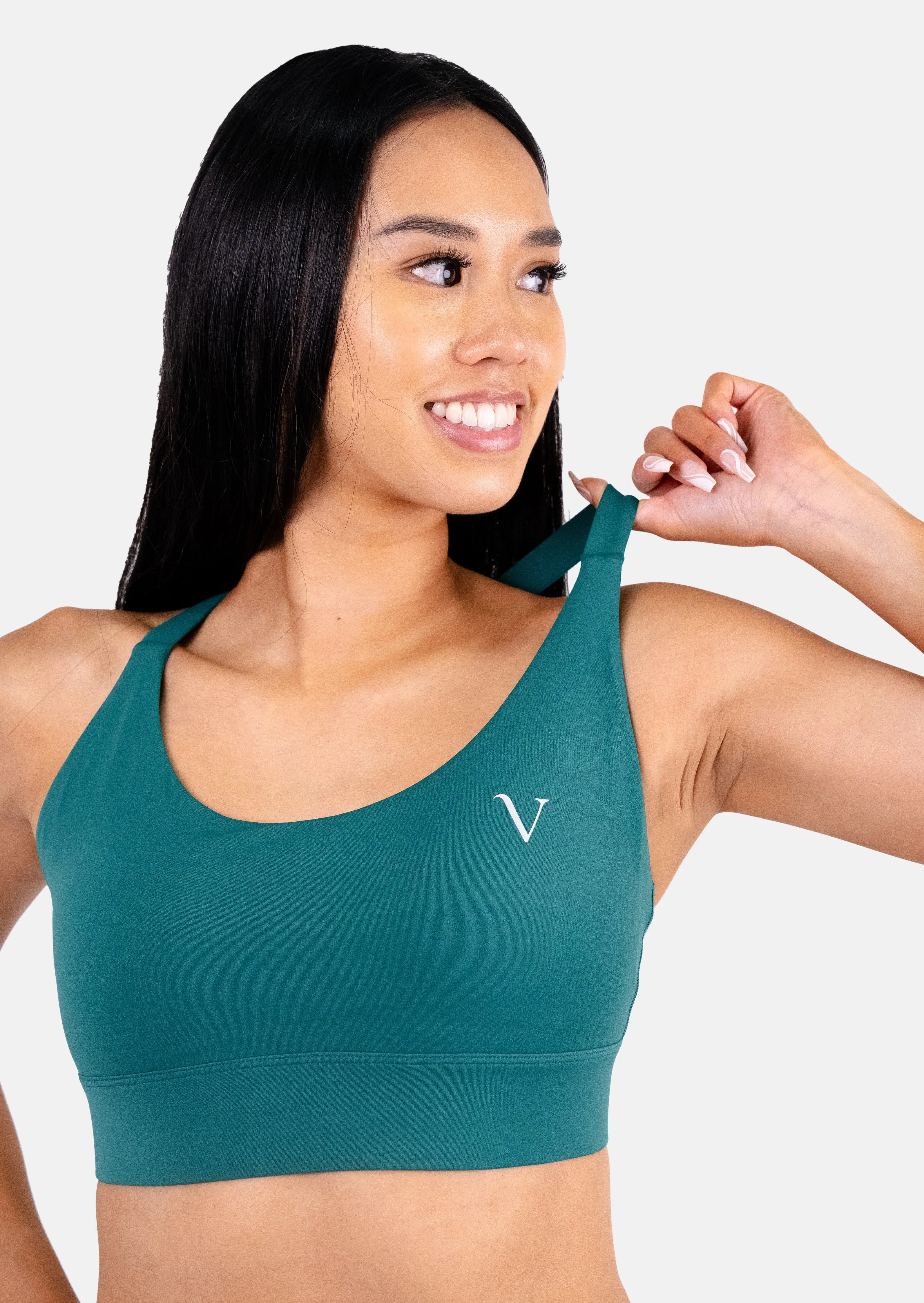 Ultra Support Sports Bra Emerald Green