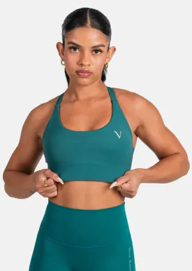 Ultra Support Sports Bra Emerald Green