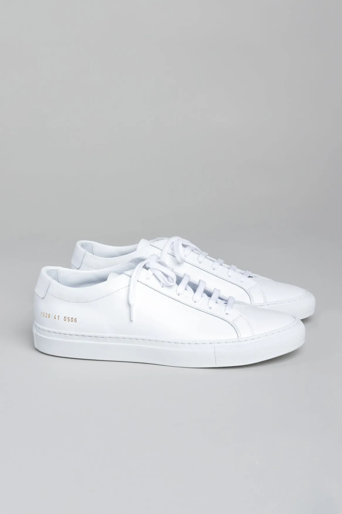 White Achilles BBall Low Sneakers