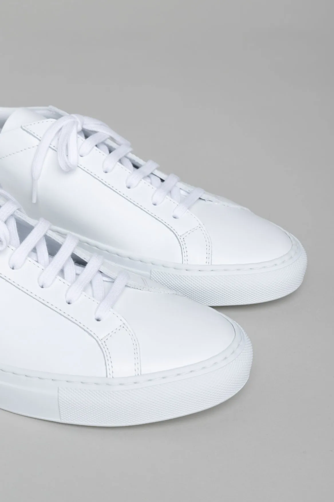 White Achilles BBall Low Sneakers