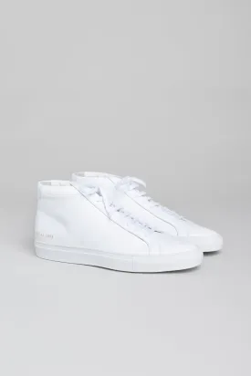 White Achilles High-Top Sneakers