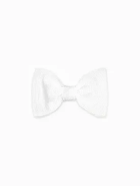 White Small Bow Girl Clip